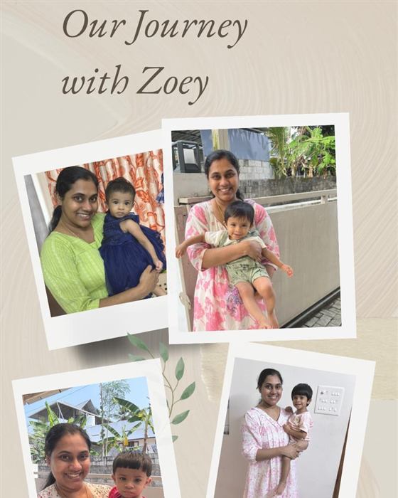 Josin Naveen wearing Zoeymom